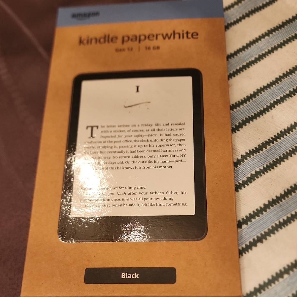 Amazon Kindle Paperwhite Black eBook Reader